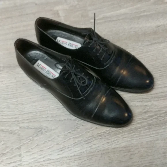 Mario Bruni | Shoes | Mario Bruni Black Cap Toe Dress Shoes  display picture 1